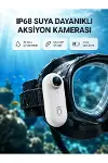 4K Suya Dayanıklı Aksiyon Spor Kamerası 120° Geniş Açı ve WiFi Destekli-1