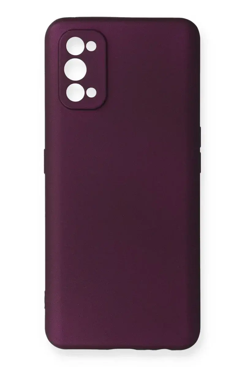 Realme 7 Pro Kılıf First Silikon - Mürdüm