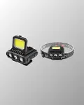 COB + XPE LED Kafa Feneri 800 Lumen USB Type C Şarjlı Çok Modlu-4