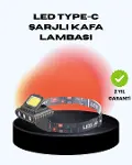 COB + XPE LED Kafa Feneri 800 Lumen USB Type C Şarjlı Çok Modlu-1