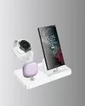 4’lü Kablosuz Şarj Standı iPhone Watch ve AirPods Çoklu Şarjlı-2