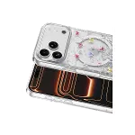 Onegif Apple İphone 17 Pro sk Simli Magsafe Kapak - Desen 4-2