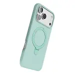 Apple İphone 17 Pro Regal Magsafe Standlı Kapak - Su Yeşili-4