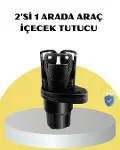 Araç İkili Bardak Tutucu Ayarlanabilir Genişlik 360° Döner Sistem-1