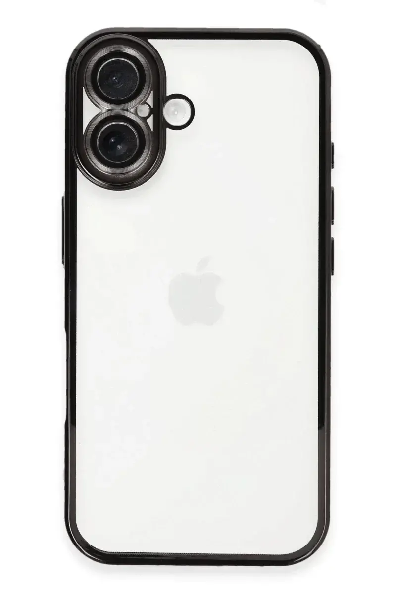 Apple iPhone 16 Plus Kılıf Razer Lensli Silikon - Siyah