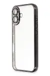 Apple iPhone 16 Plus Kılıf Razer Lensli Silikon - Siyah-2