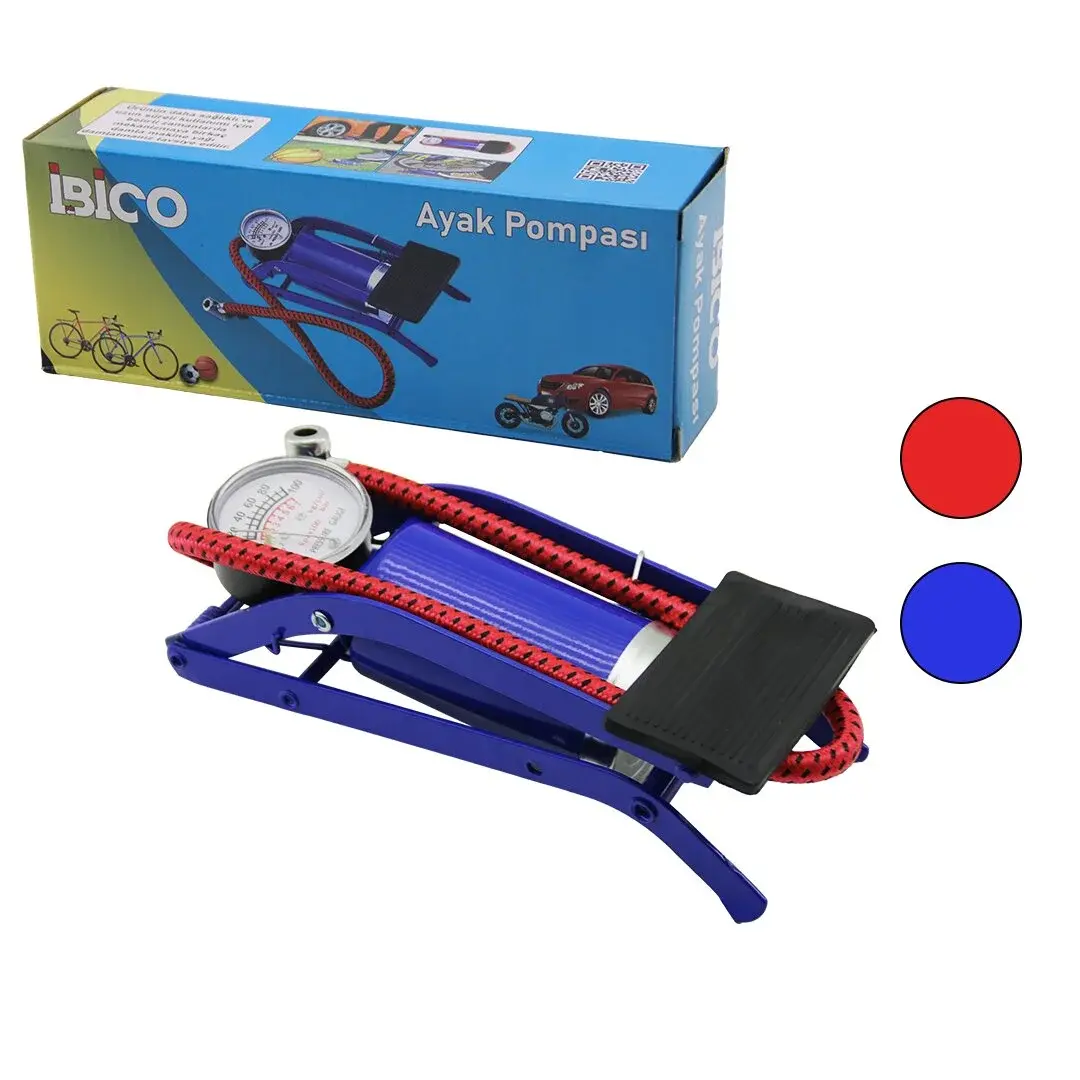 Yayat Modelince Pistonlu Ayak Pompası Oto-araç - Bisiklet-motor Lastik - Top - Şişme Havuz-yatak