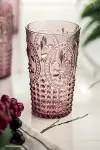 Akrilik Mürdüm Tekli Uzun Bardak & Su Meşrubat Bardağı 750 ml ( Büyük Boy & Cam Değildir )-1
