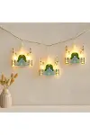 Ramazan Perde LED Işık 3m (Fişli, Eklemeli) Camii Yıldız-1