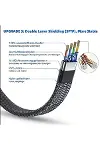 Cat 8 LAN Kablosu –Ethernet Kablosu Örgü Kaplama, Yüksek Hızlı (5 METRE)-4