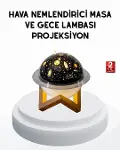 USB Mini Hava Nemlendirici ve Projeksiyon Lamba – Taşınabilir, Sessiz, Dekoratif Aromaterapi Cihazı-1