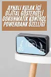 Powerbankli Bluetooth Kulaklık Yüksek Ses Aynalı Çift Dijital Gösterge Ekranı-3