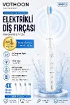 Şarjlı Diş Fırçası 15000 Vpm Titreşim Gücü, 500mah Batarya, 5 Tezlik Modu Beyaz-1