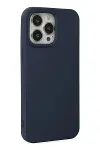Apple iPhone 15 Pro Kılıf Nano içi Kadife Silikon - Lacivert-4