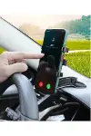 Araba Gösterge Üstüne Takılan 360 Oynar Başlıklı Telefon Tutucu-1