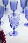 Akrilik Mavi 6'lı Kadeh & Su Meşrubat Kahve Yanı Bardağı 450 ml ( Cam Değildir )-2