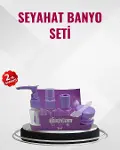 Seyahat Boy Banyo Seti 5’li Mini Şişe ve Krem Kutusu Çantalı-1