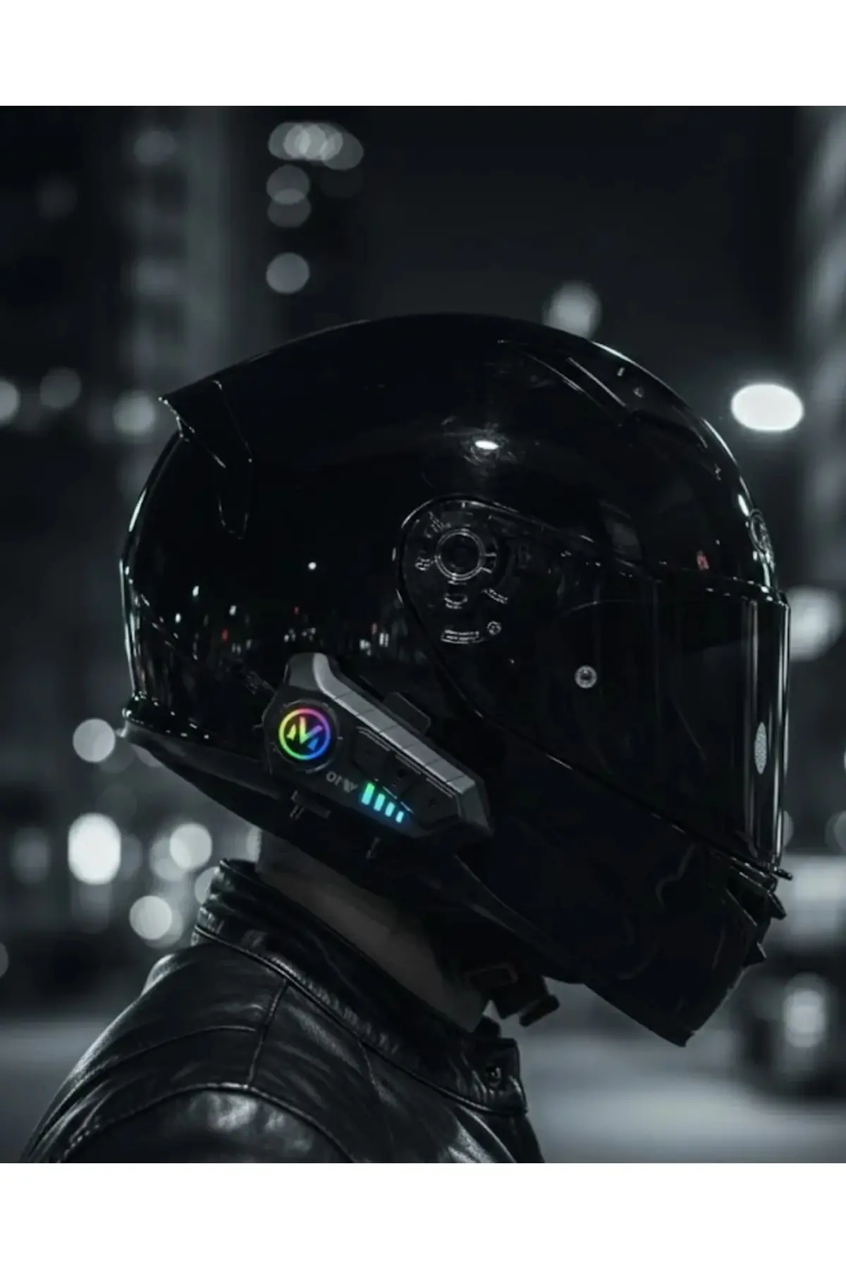 Bluetooth 5.3 Kask İçi Intercom Kulaklık 1000 m Mesafe 1000 mAh