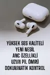 Kablosuz Bluetooth Kulaklık Gürültü Önleme, Su Geçirmez, krofonlu-2