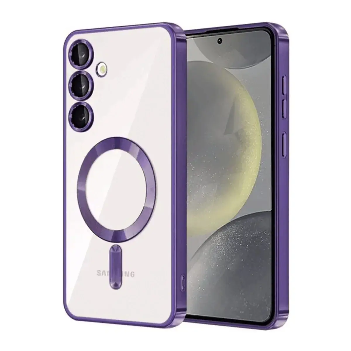 Samsung Galaxy A17 5g Kross Magneticsafe Kapak - Mor