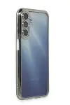 Samsung Galaxy A55 5G Kılıf Razer Lensli Silikon - Gümüş-2