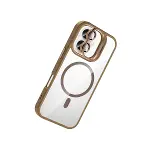 Joko Apple İphone 16 Plus Rem Lensli Magsafe Standlı Kapak - Kahverengi-3