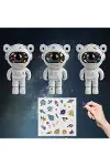Stickerlı,Kumandalı ASTRONOT Model Gece Lambası-3