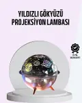 USB Şarjlı Uzay Temalı Işık Projektörü Hava Nemlendirici-1