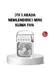 USB Bağlantılı Taşınabilir Mini Klima Fan 500ML Su Hazneli ve Sessiz Çalışma-1