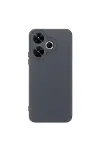 Xiaomi Redmi 13 4G Kılıf First Silikon - Gri-1