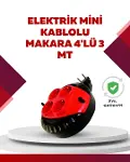 Kırmızı Renk 3 Metre 4’lü Kablolu Priz Makarası-1