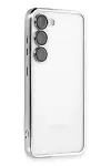 Samsung Galaxy S23 Plus Kılıf Razer Lensli Silikon - Gümüş-1