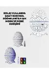 Bluetooth Hoparlör Özellikli 7 Renkli Gece Aydınlatması-3