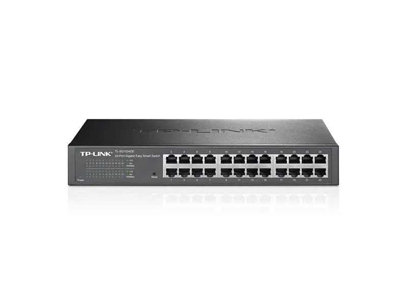 TL-SG1024DE 24Port 10/100/1000 Mbps Gigabit Çelik KasaEasy Smart Switch