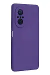 Huawei Nova 9 SE Kılıf Nano içi Kadife Silikon - Mor-2
