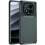Xiao Red Note 14 Pro 5g Kılıf Auto Focus Karbon Kapak - Koyu Yeşil-1
