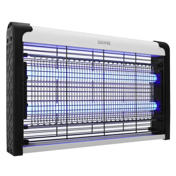 AS-A29, Siyah, 6W, 2000V, Masaüstü, Zincir Askılı, 2adet UV Mor Işıklı, Siyah Kasa, Sinek Öldürücü