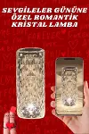 Sevgililer Günü İçin Hediye Kristal Lamba Sevgiliye Hediye USB Şarjlı Gece Lambası-2