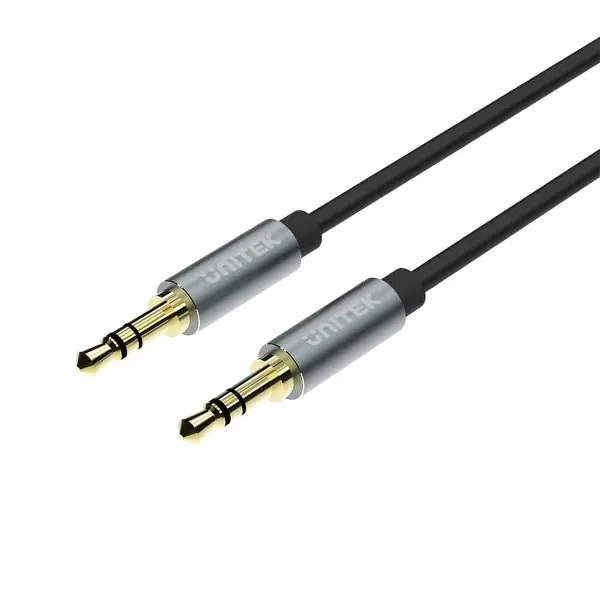 3.5MM AUX SES KABLOSU 1MT ALTIN KAPLAMA (Y-C926ABK)