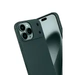 Apple İphone 17 Pro Max Auto Focus Karbon Kapak - Koyu Yeşil-3