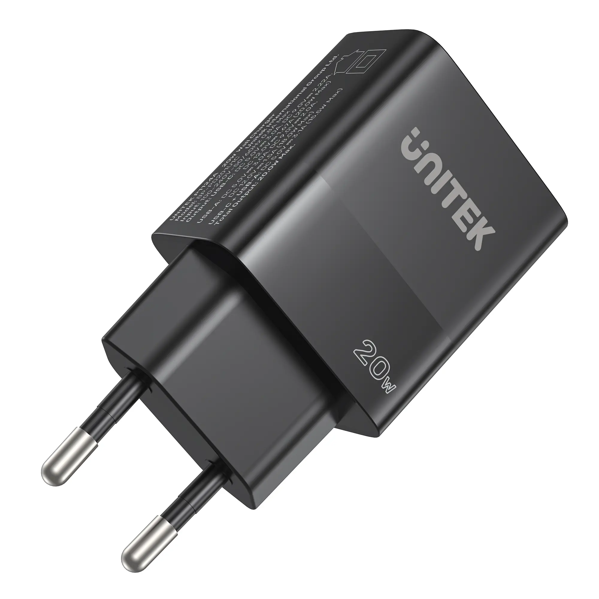 Unitek 20W Hızlı Şarj Adaptörü 1*USB-C P1124ABK-EU