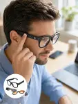 Yapay Zekâ Destekli Akıllı Bluetooth Gözlük Dokunmatik Kontrol Manyetik Lens ve Kablosuz Görüşme Öze-4