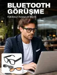 Yapay Zekâ Destekli Akıllı Bluetooth Gözlük Dokunmatik Kontrol Manyetik Lens ve Kablosuz Görüşme Öze-1