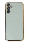 Samsung Galaxy M14 5G Kılıf Volet Silikon - Açık Yeşil-1