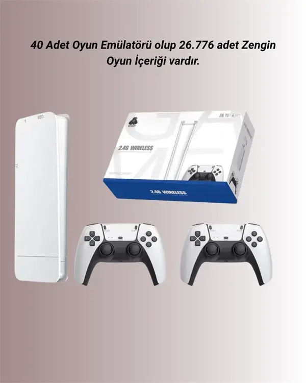 HD Çıkışlı Çift Kablosuz Kollu Retro Game Stick – M15