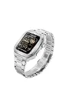 Apple Watch 45mm Metal Petek Kasalı Kordon - Gümüş-2