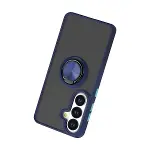 Samsung Galaxy S26 Plus Montreal Yüzüklü Silikon Kapak - Lacivert-3