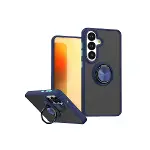 Samsung Galaxy S26 Plus Montreal Yüzüklü Silikon Kapak - Lacivert-1