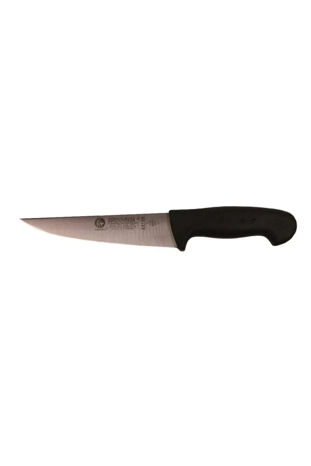 Sürmene 61146 Kasap Kurban Sıyırma Bıçağı 16,5 Cm, Plastik Sap