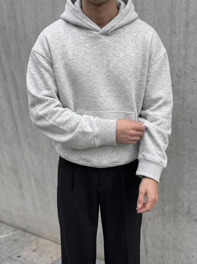Erkek Kapüşonlu Sweatshirt-1 Erkek Kapüşonlu Sweatshirt-1